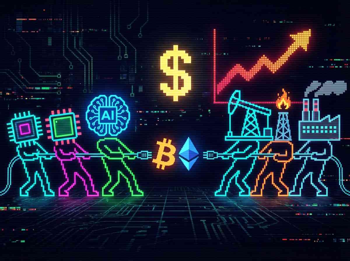 AI scare triggers market rotation from tech into energy while Bitcoin drops