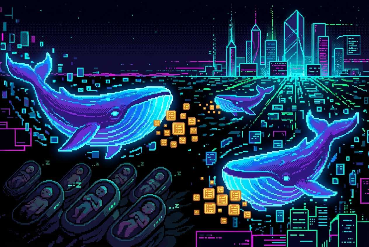 Whale accumulation signals in crypto markets