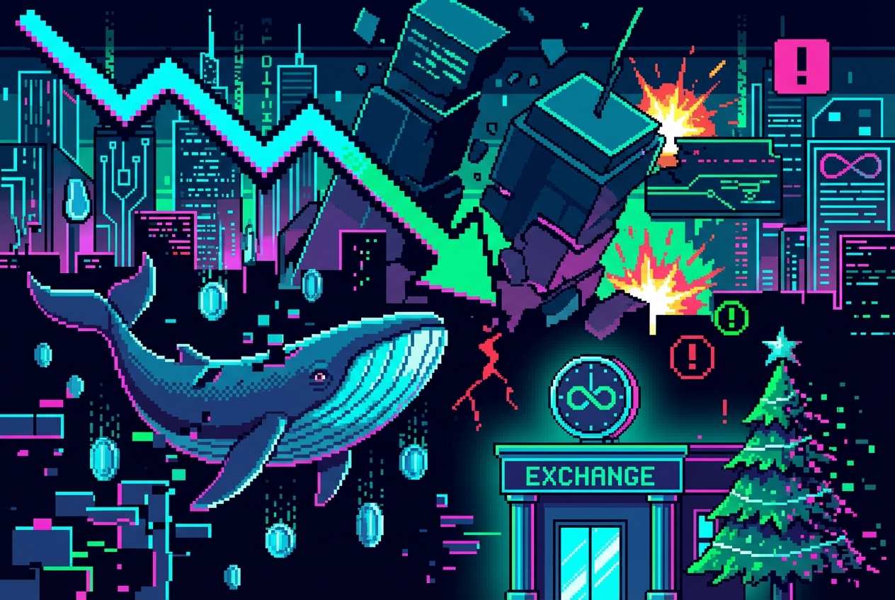 Leverage liquidation cascade during market drawdown