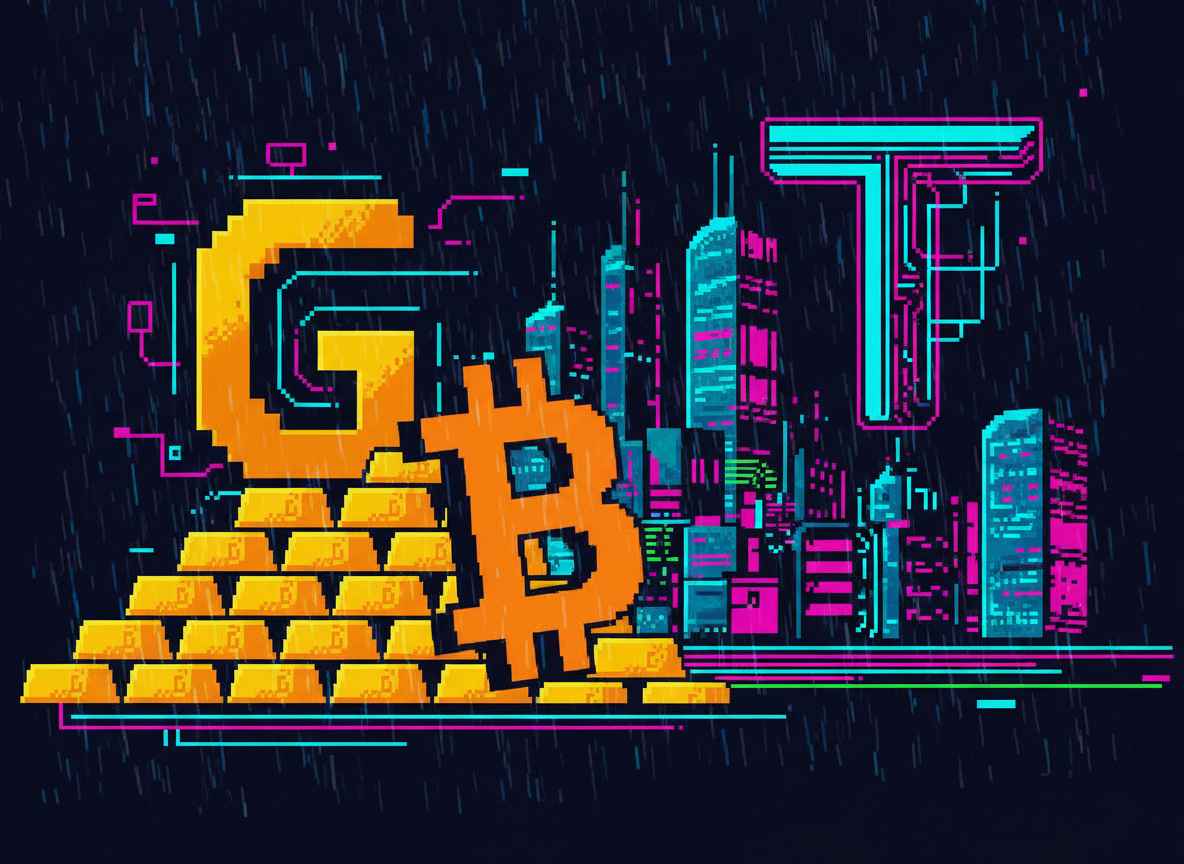 Bitcoin versus gold and big tech with infrastructure capital flows
